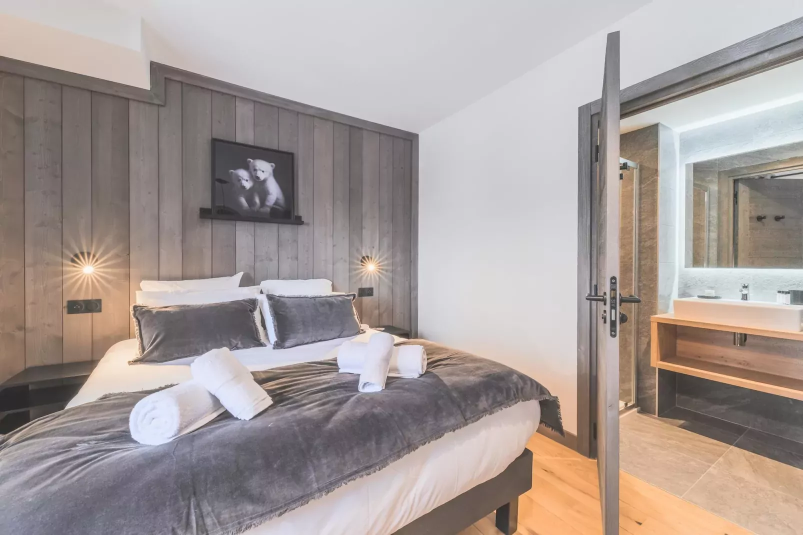 Résidence PLAN PEISEY Le Quartz -A36S-Slaapkamer
