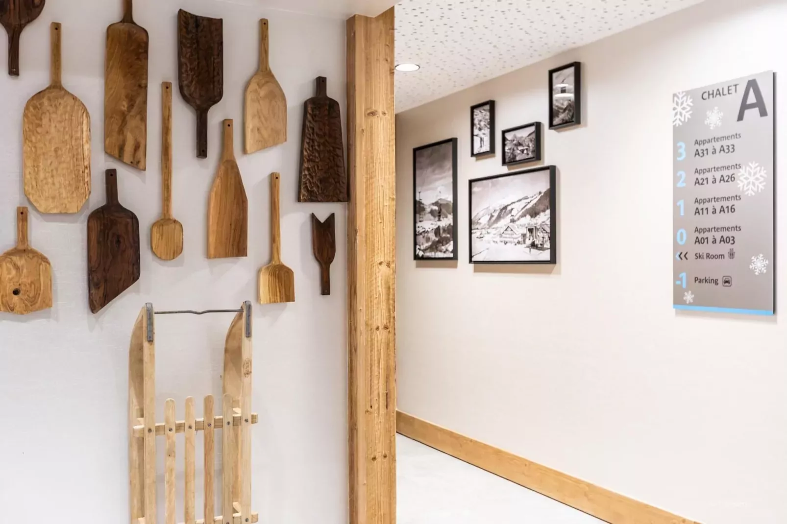 CHAPELLE DABONDANCE Le Flocon Blanc A38P-Hal-ontvangst