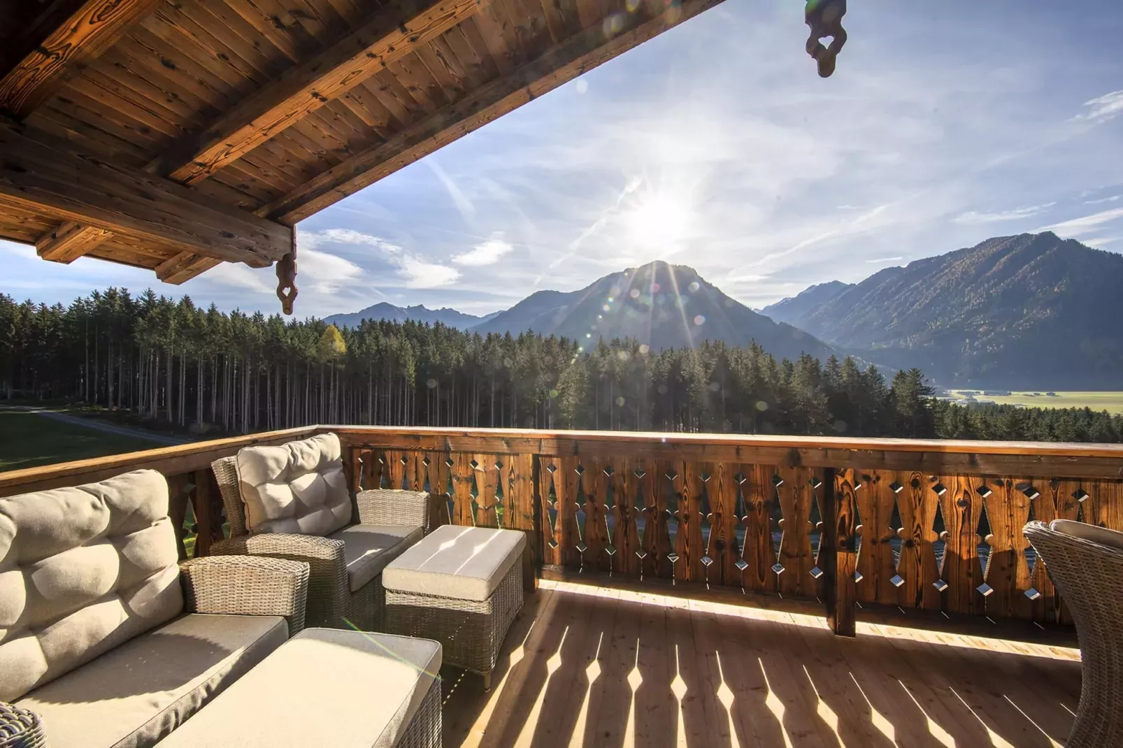 Nationalpark Chalet Törlspitze-Terrasbalkon