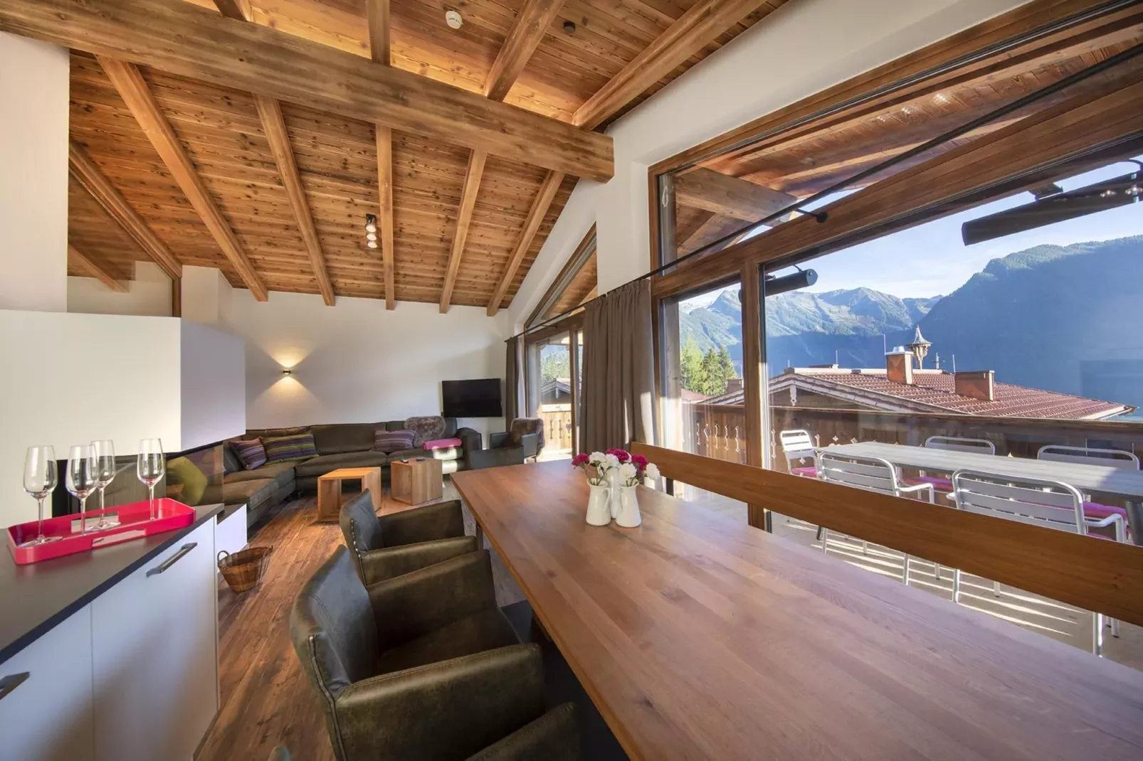 Nationalpark Chalet Grosser Geiger-Eetkamer