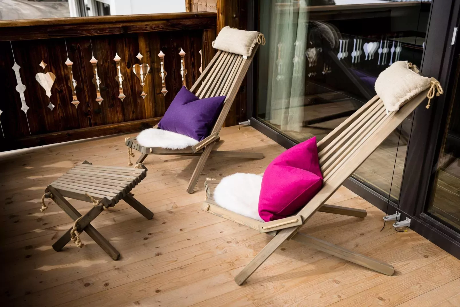 Nationalpark Chalet Blessachkopf-Terrasbalkon