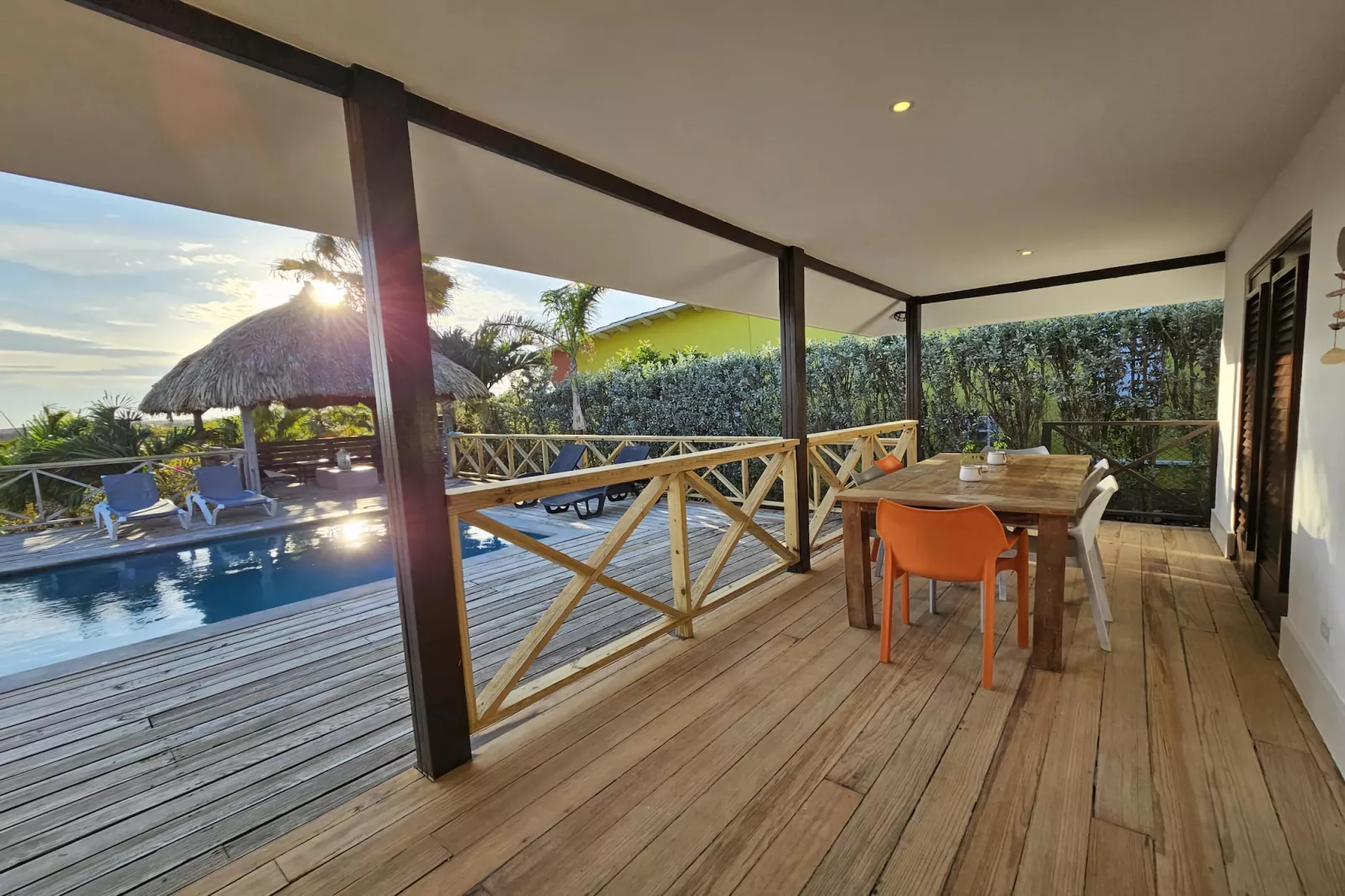 Villa Fleur de Marie-Terrasbalkon