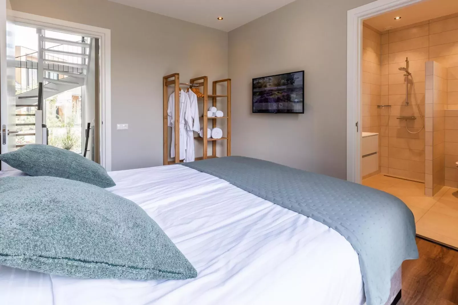 Bos Villa met Sauna  8 personen-Slaapkamer
