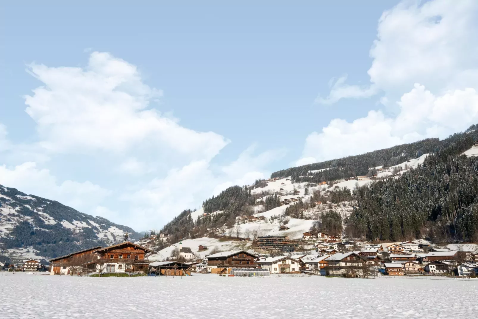 Ferienhaus Die Ginin-Gebied winter 5km