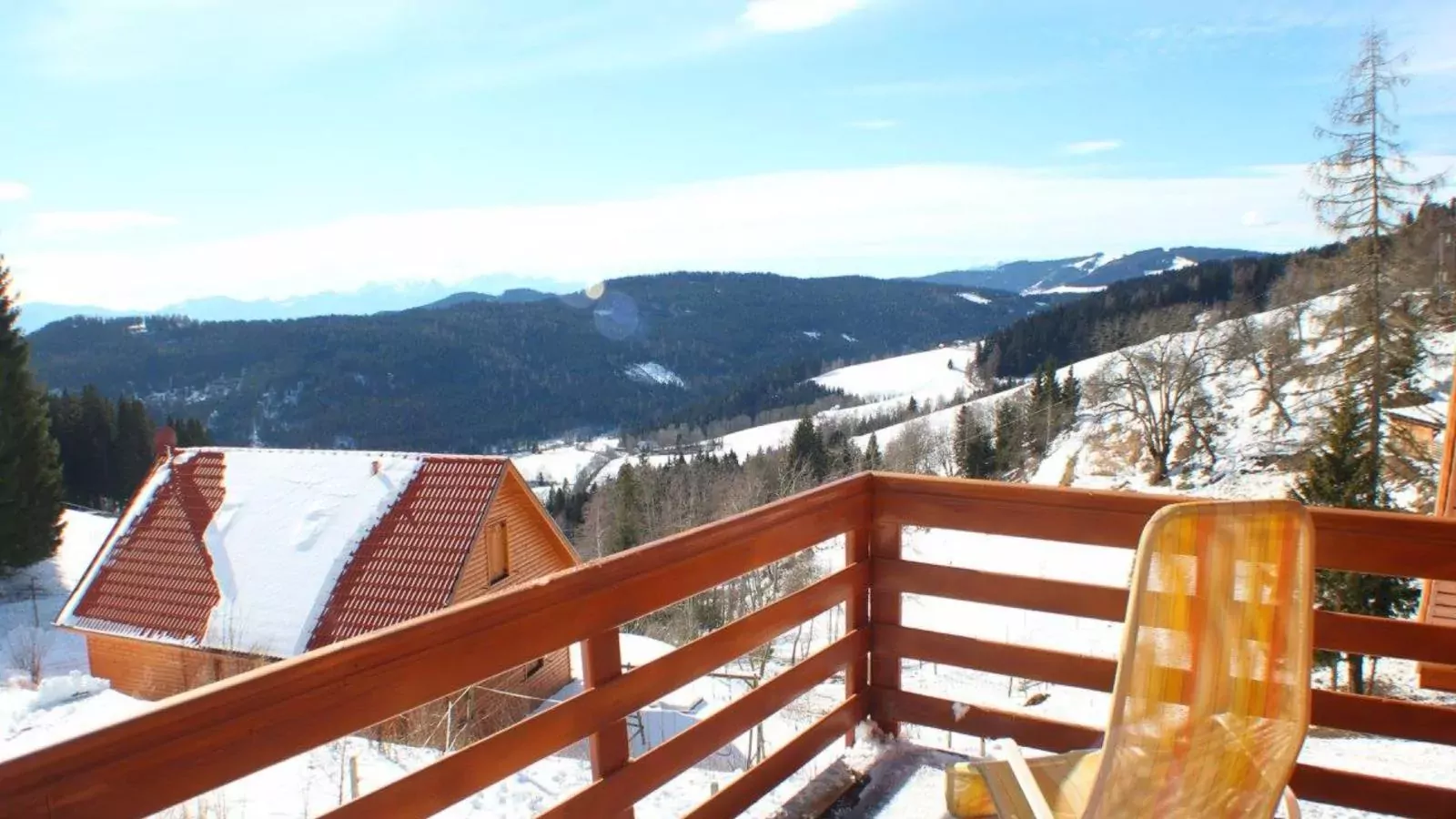 Karawankenpanorama S-Uitzicht winter
