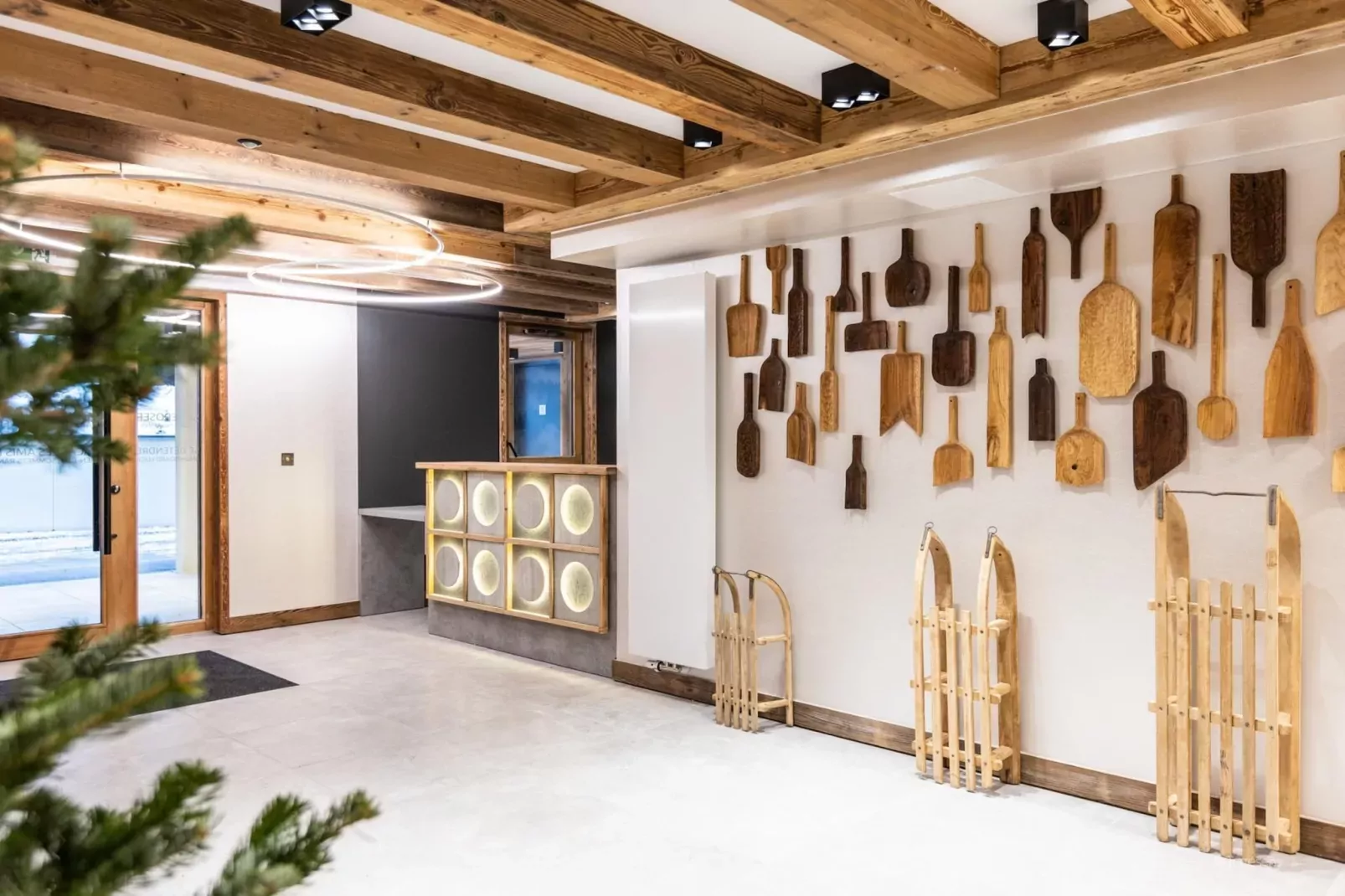 CHAPELLE DABONDANCE Le Flocon Blanc A38P-Hal-ontvangst