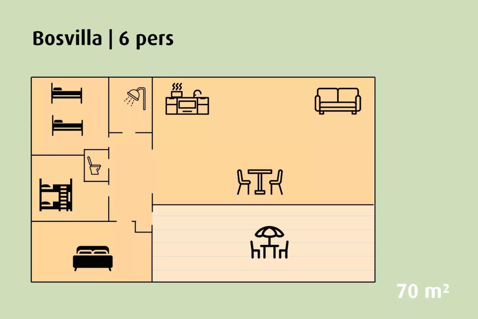 Forest Villa | 2 - 6 people | With airconditioning-Niet-getagd