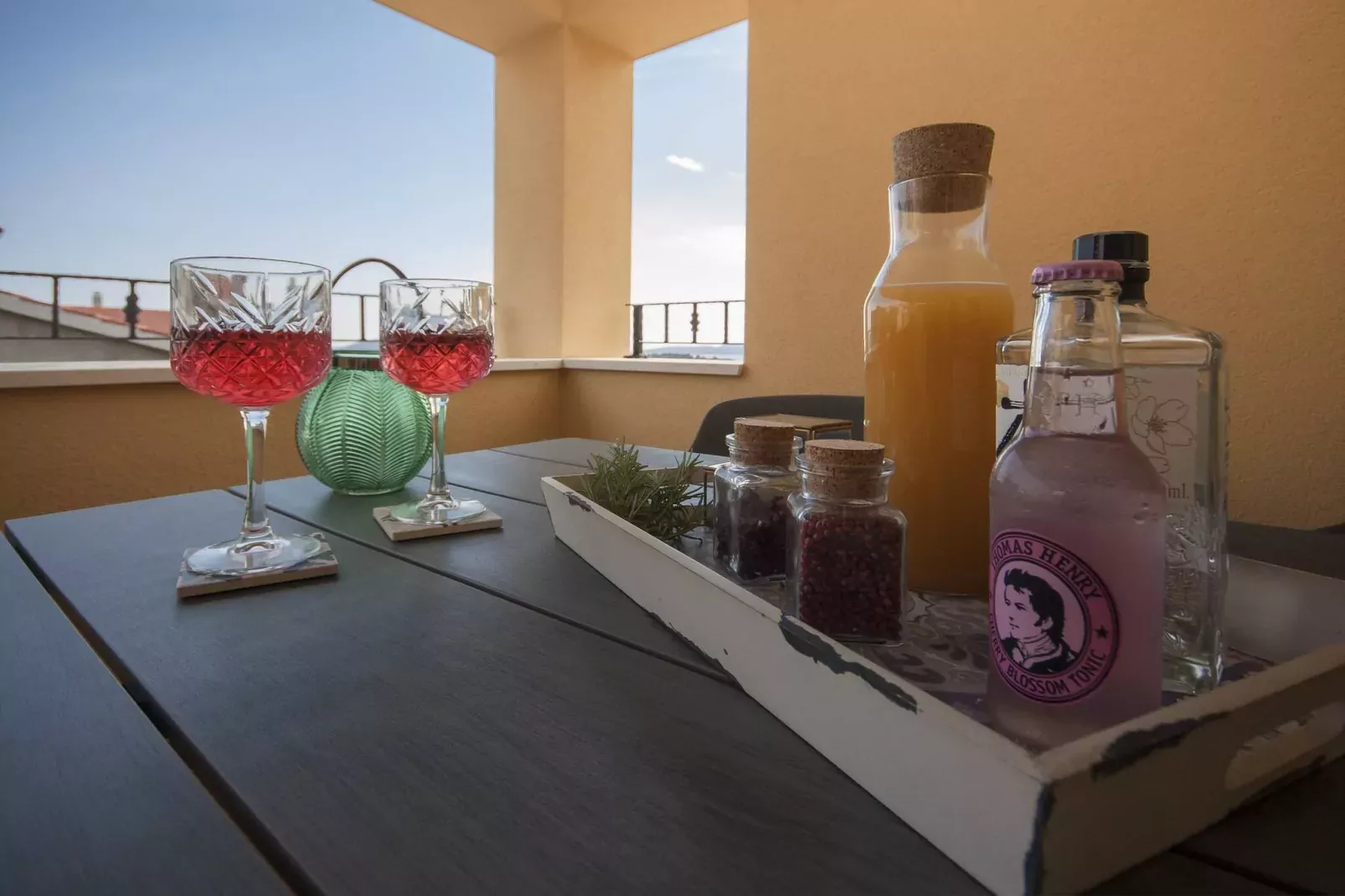 Apartments Tonia - Apartment Mala A1-Terrasbalkon