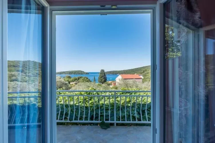 Apartments Saulan - One Bedroom Apartment with Balcony and Sea View (Molunat)-Uitzicht