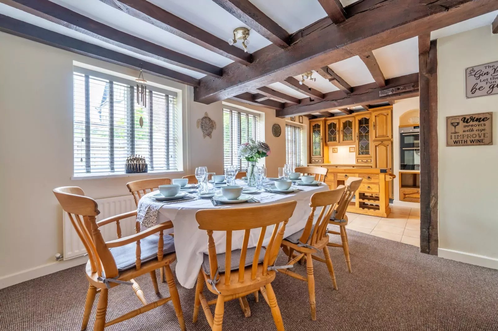 Barn Cottage-Eetkamer