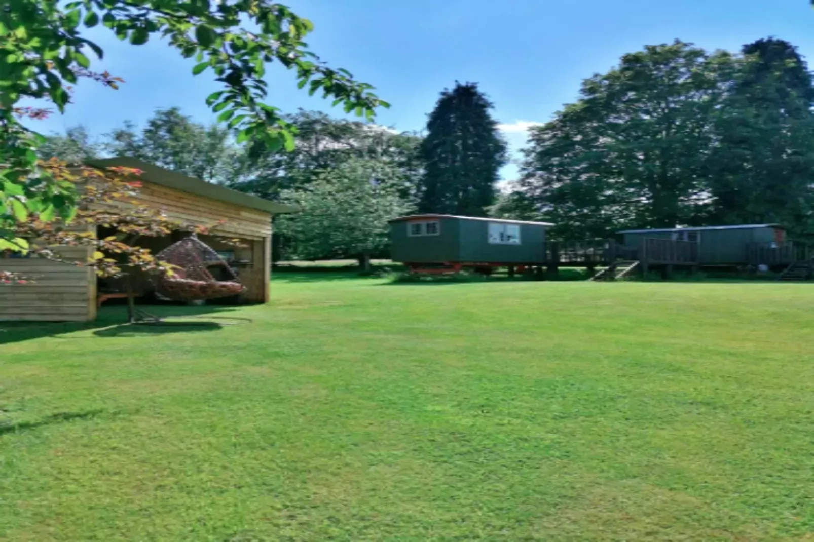 Shepherd's Hut at Hilltop Farm-Buitenlucht