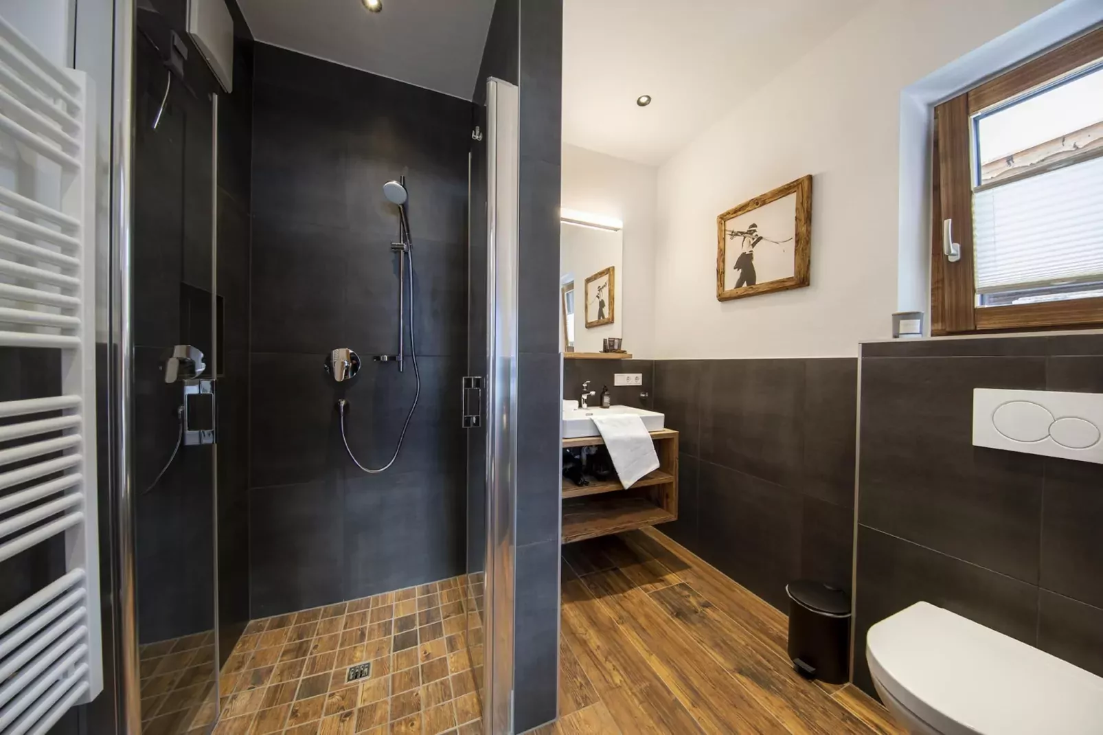 Nationalpark Chalet Bretterspitze-Badkamer