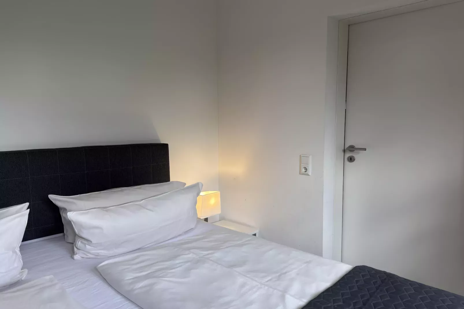 Apartment im alten Bahnhof-Slaapkamer