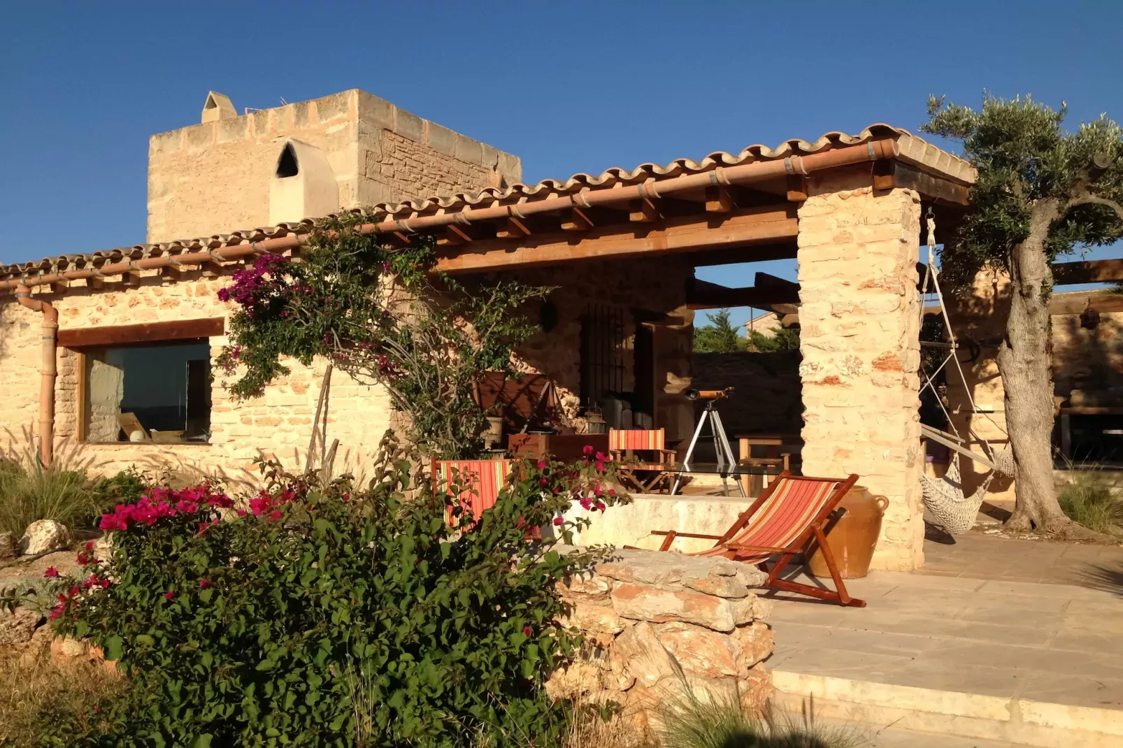 Villa Es MolÍ Des Trenc-Buitenkant zomer