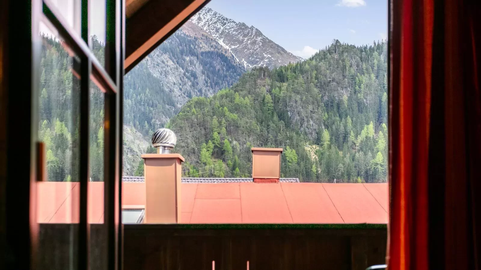 Schweizerhof Apfelrose-Uitzicht zomer