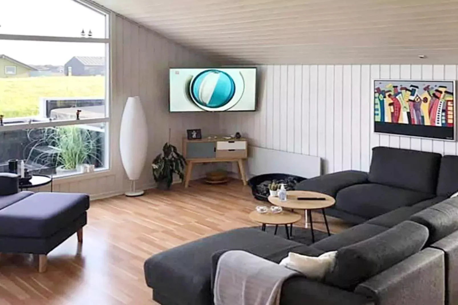 Gezellig vakantiehuis in Lokken, aan zee-Binnen