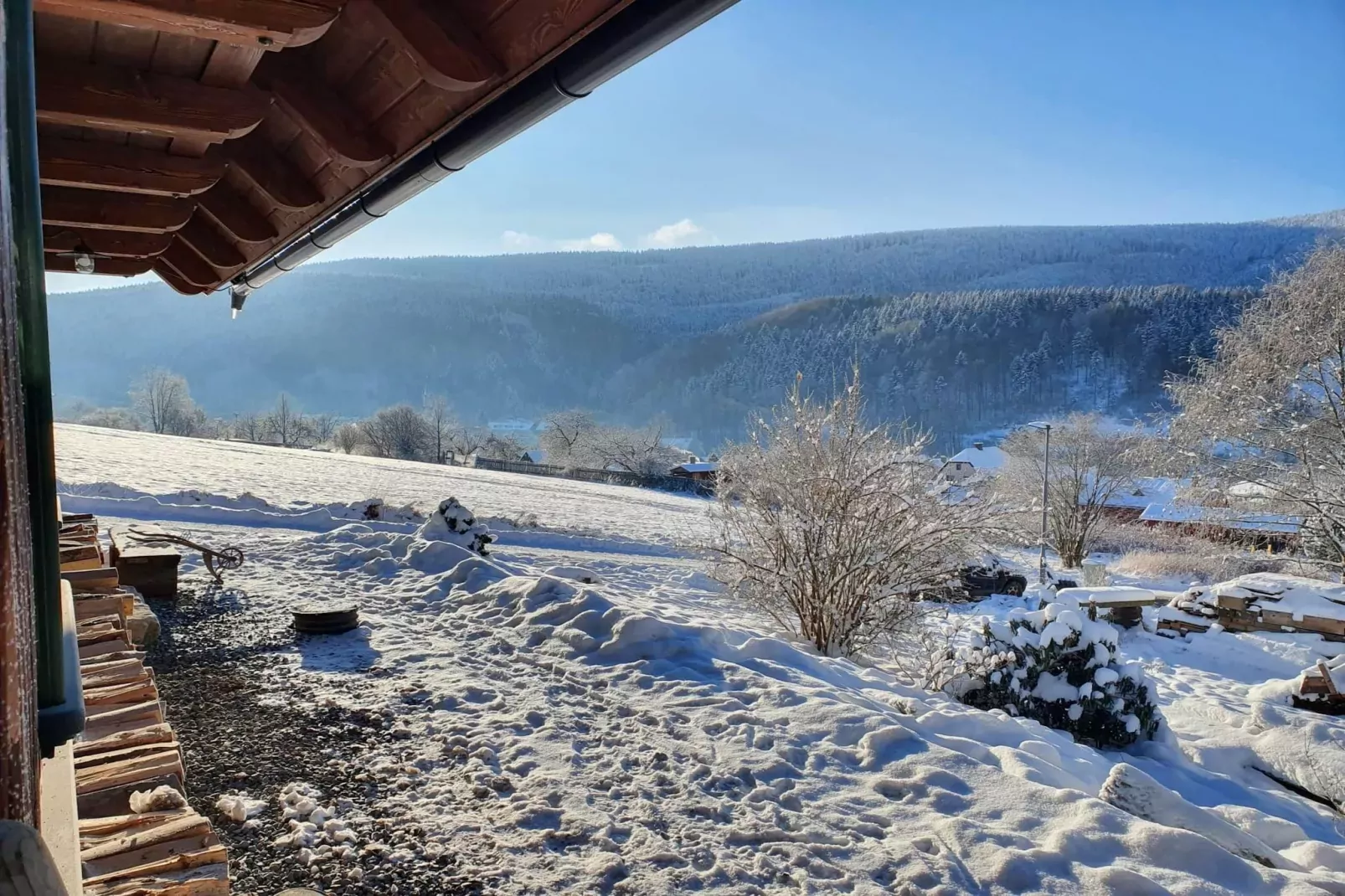 Villa Horni Marsov - KHP120-Tuin winter