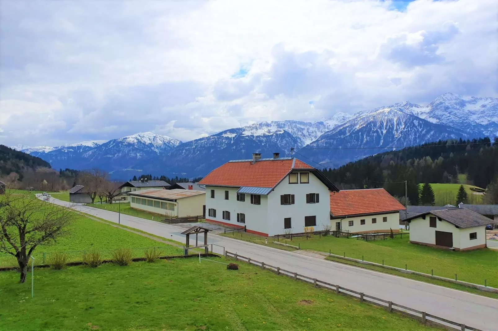 Haus Jukbichl-Uitzicht winter