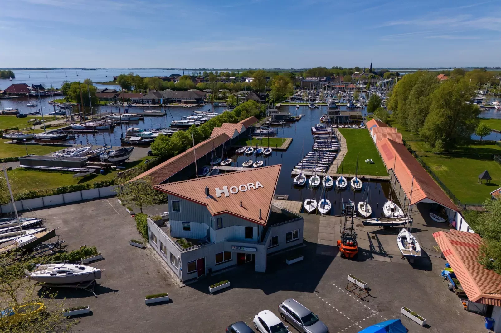 Waterlodges Heeg 1-Gebieden zomer 1km
