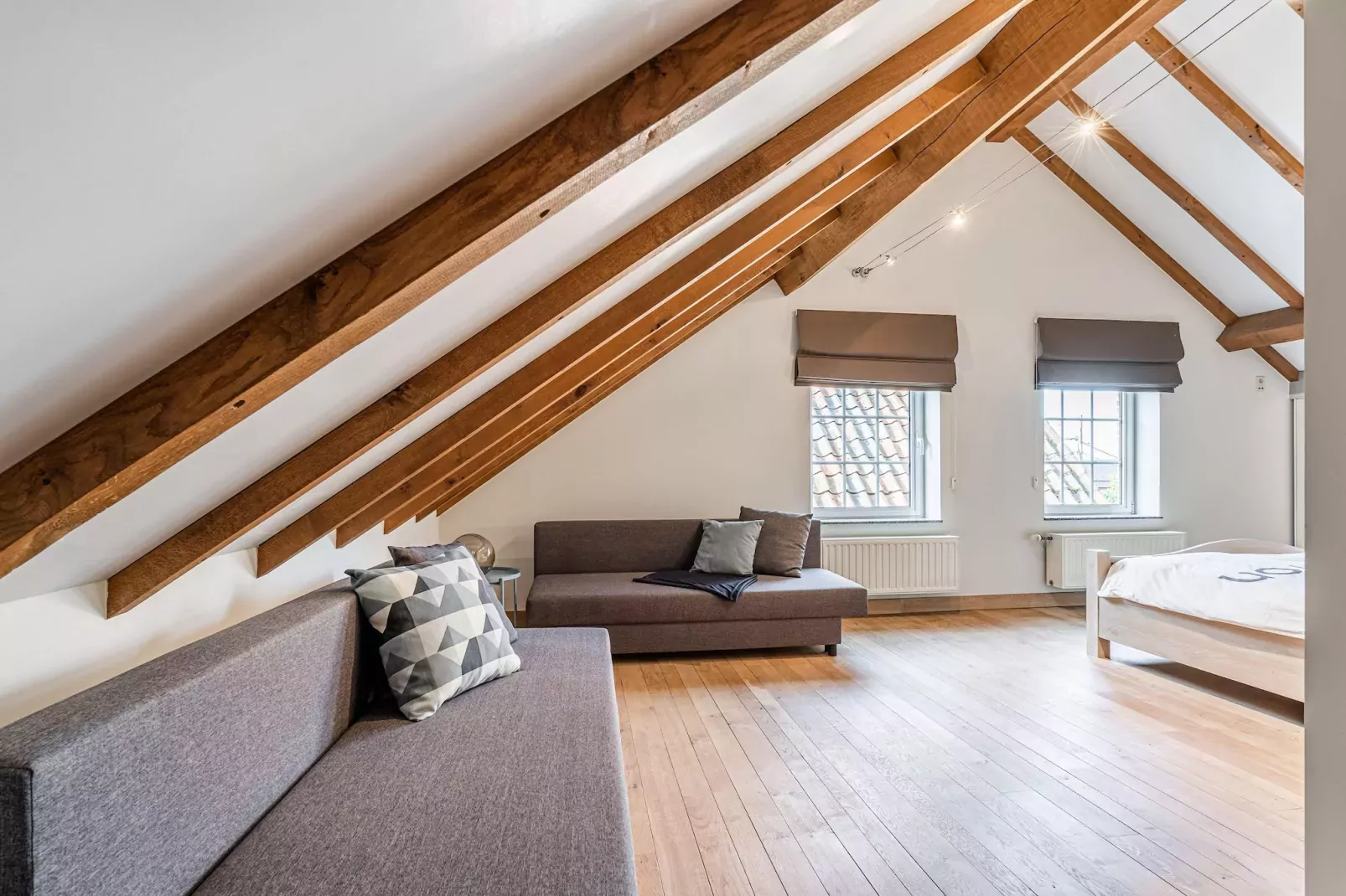 Hoeve Heiligenbron met tweepersoonsstudio-Slaapkamer