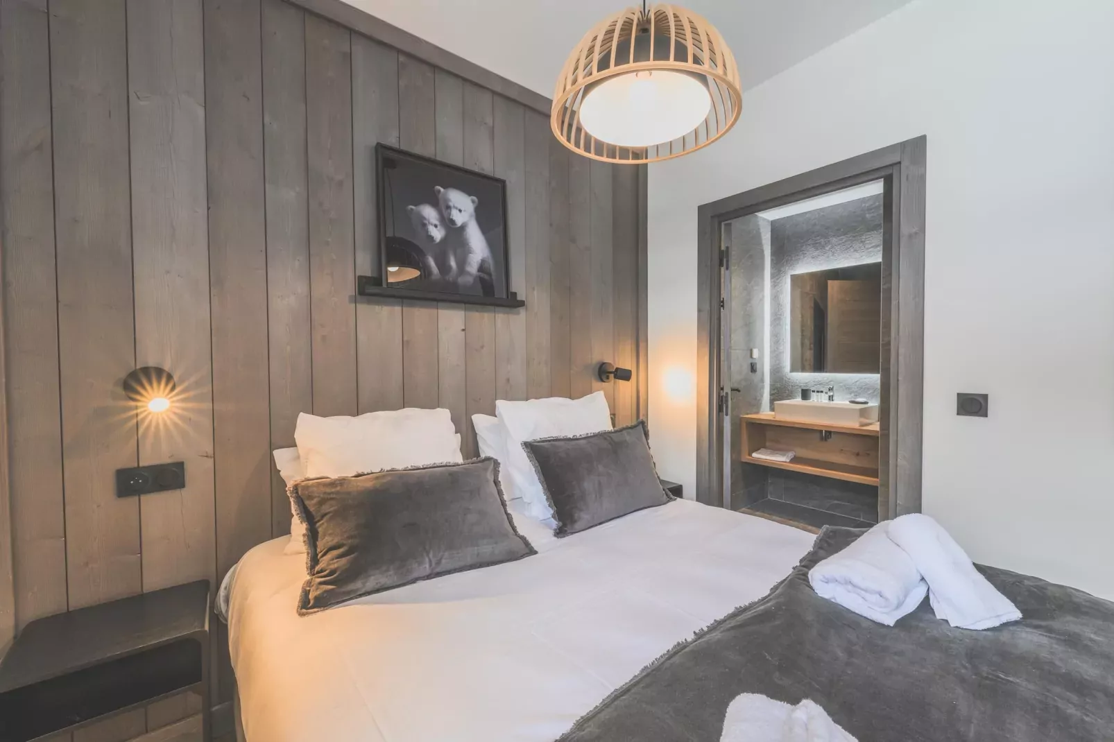 Résidence PLAN PEISEY Le Quartz -A48S-Slaapkamer