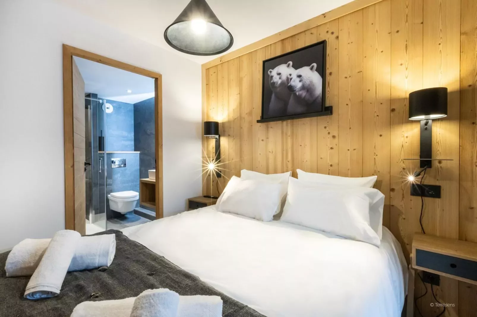 CHAPELLE DABONDANCE Le Flocon Blanc A48S-Slaapkamer