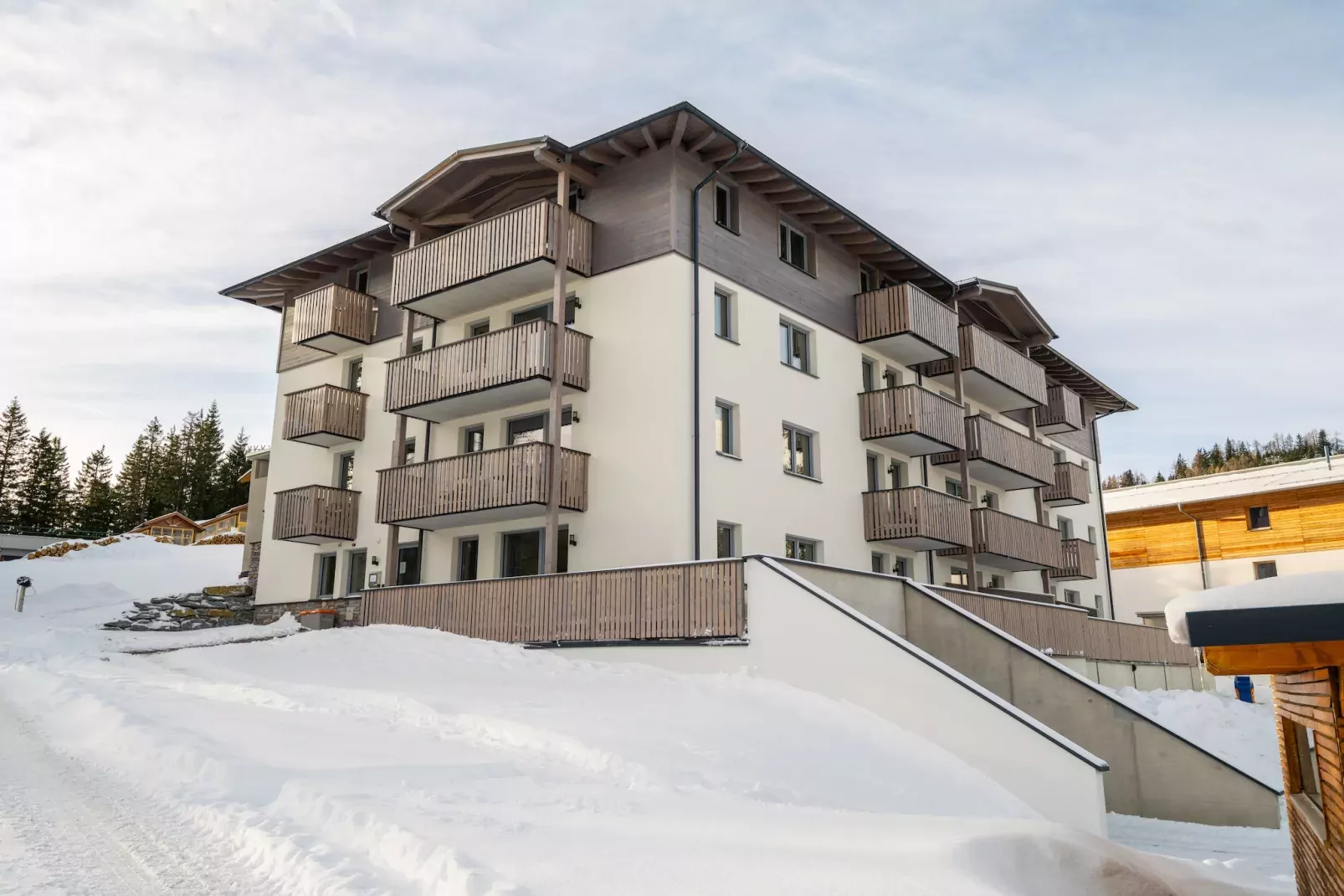Penthouse Two-bedroom Apartment – KA2P-Exterieur winter