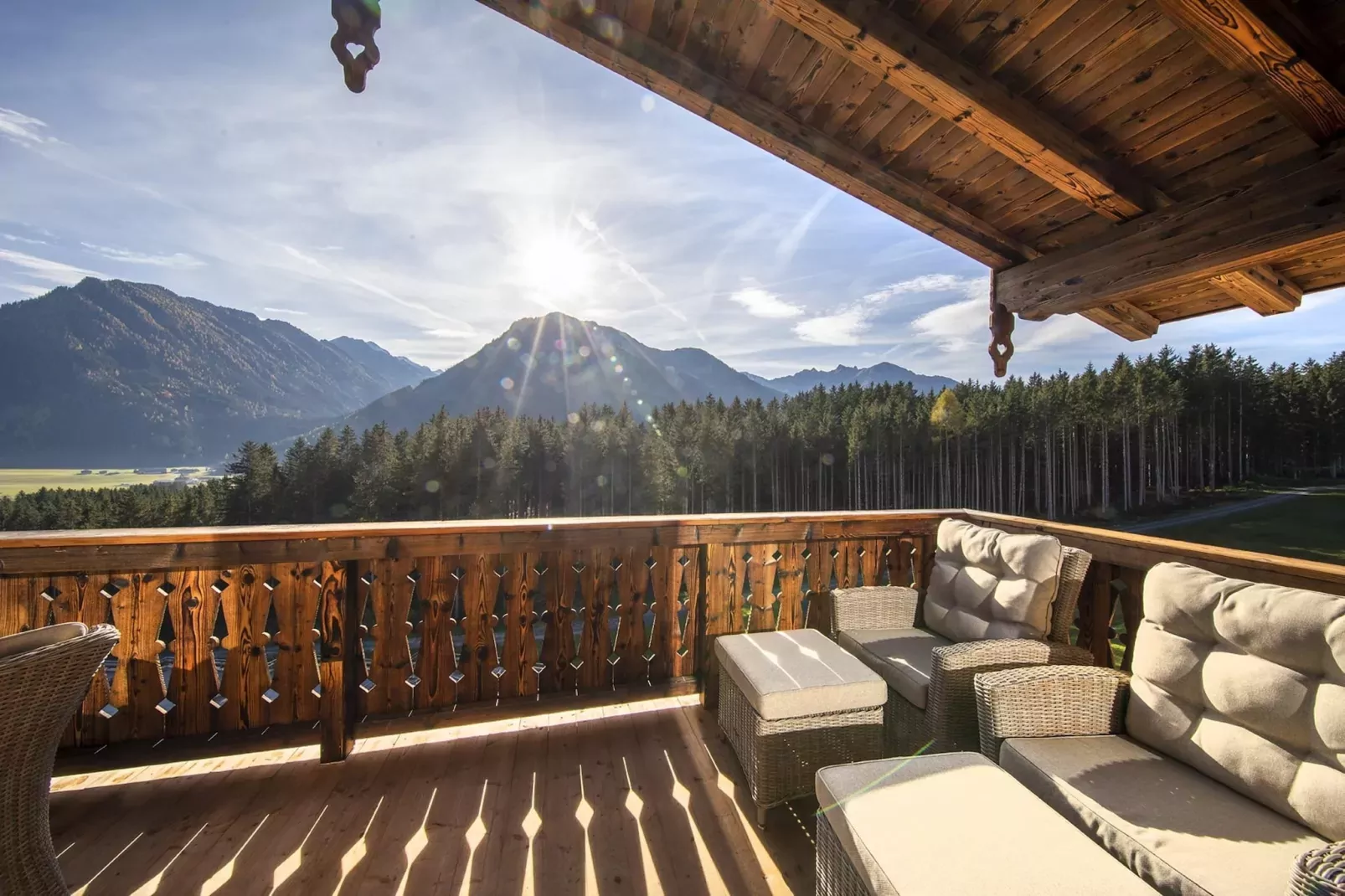 Nationalpark Chalet Törlspitze-Terrasbalkon