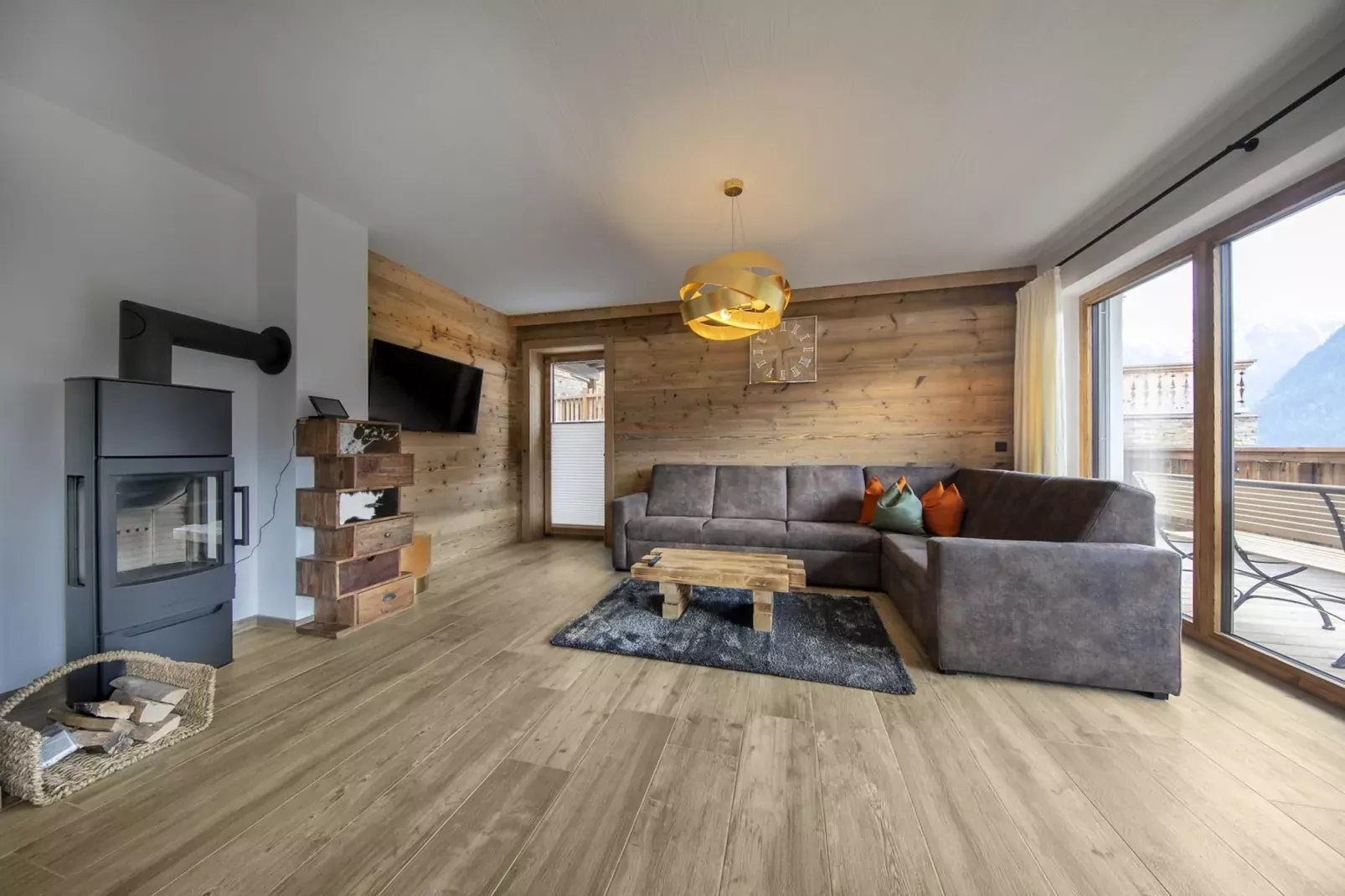 Nationalpark Chalet Grosser Happ-Woonkamer