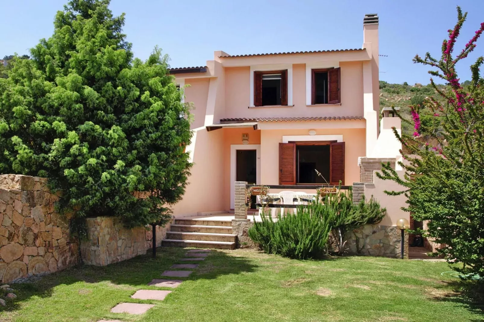 Case Vacanze Santa Margherita di Pula-Bilo 2/3 Jana Margherita-Tuinen zomer