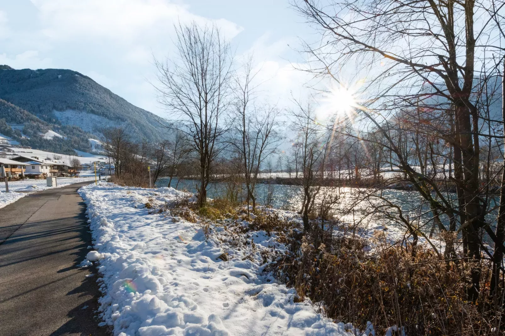 Ferienhaus Die Ginin-Gebied winter 1km