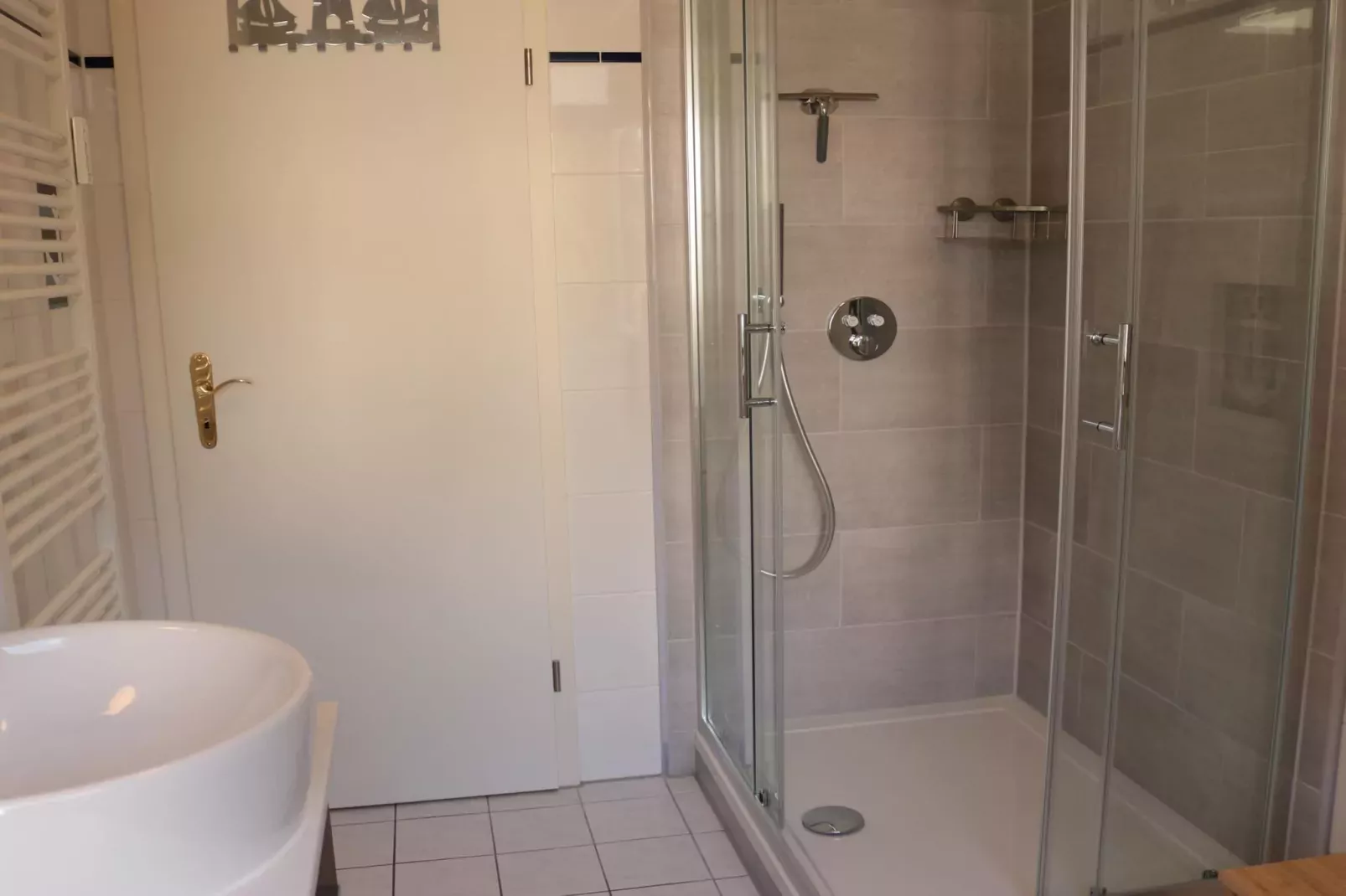 Ferienwohnung Residenz Niendorf-Badkamer