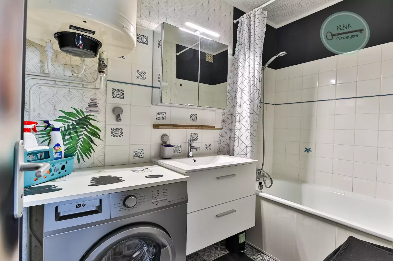 Nid douillet Le Grand Large 2 – Appartement 204-Badkamer