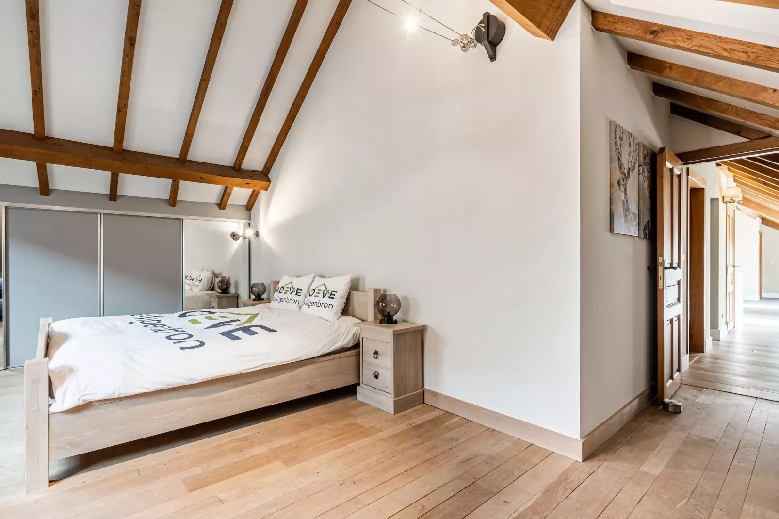 Hoeve Heiligenbron met tweepersoonsstudio-Slaapkamer
