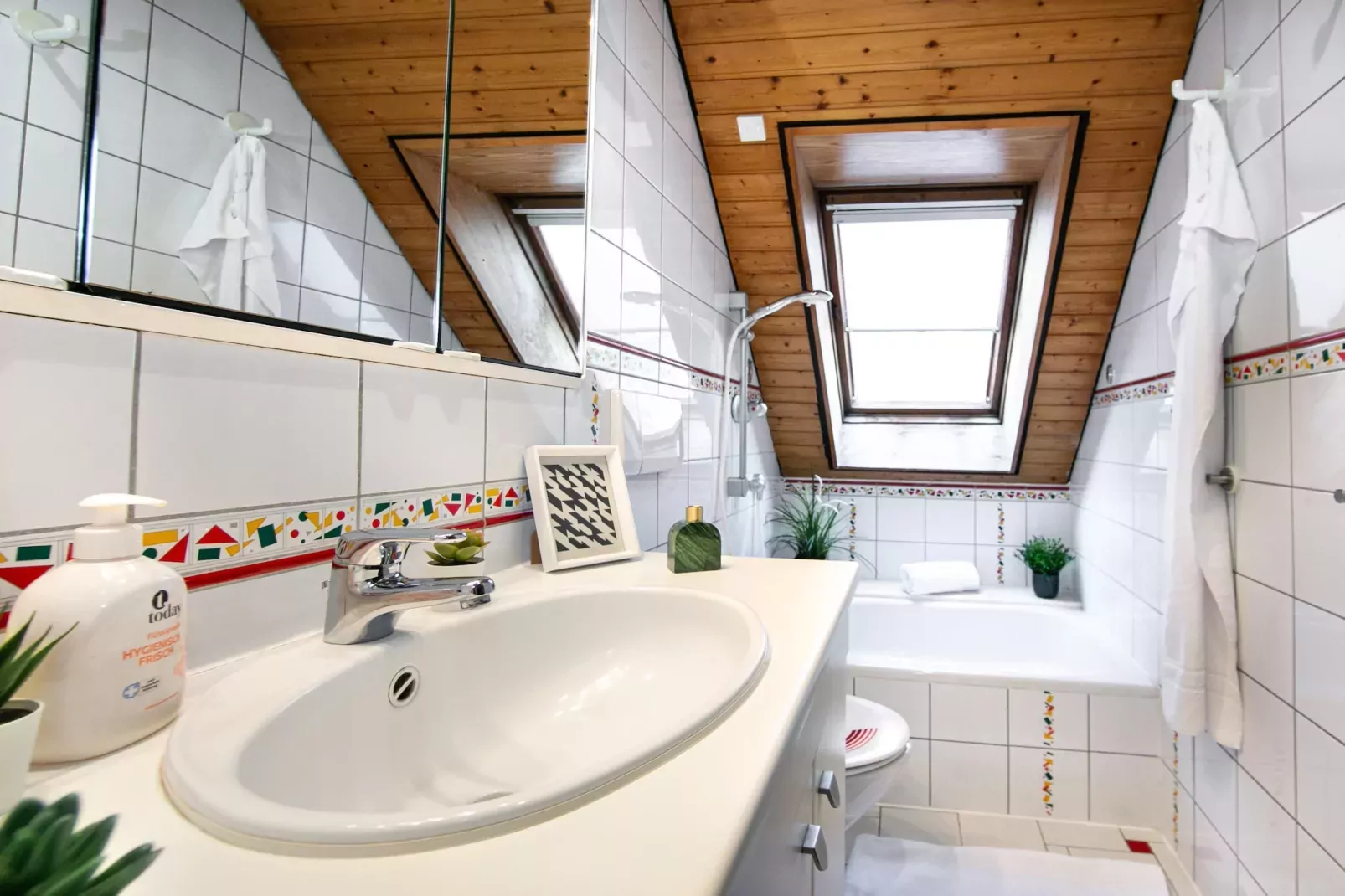 Villa Weitersburg mit indoor Pool-Badkamer