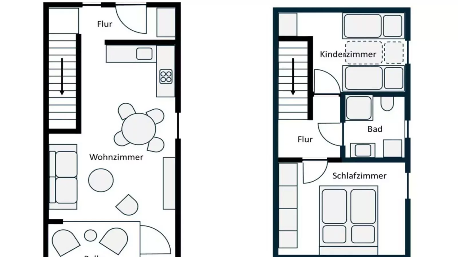 FeWo Schulzenhufe-Plattegrond