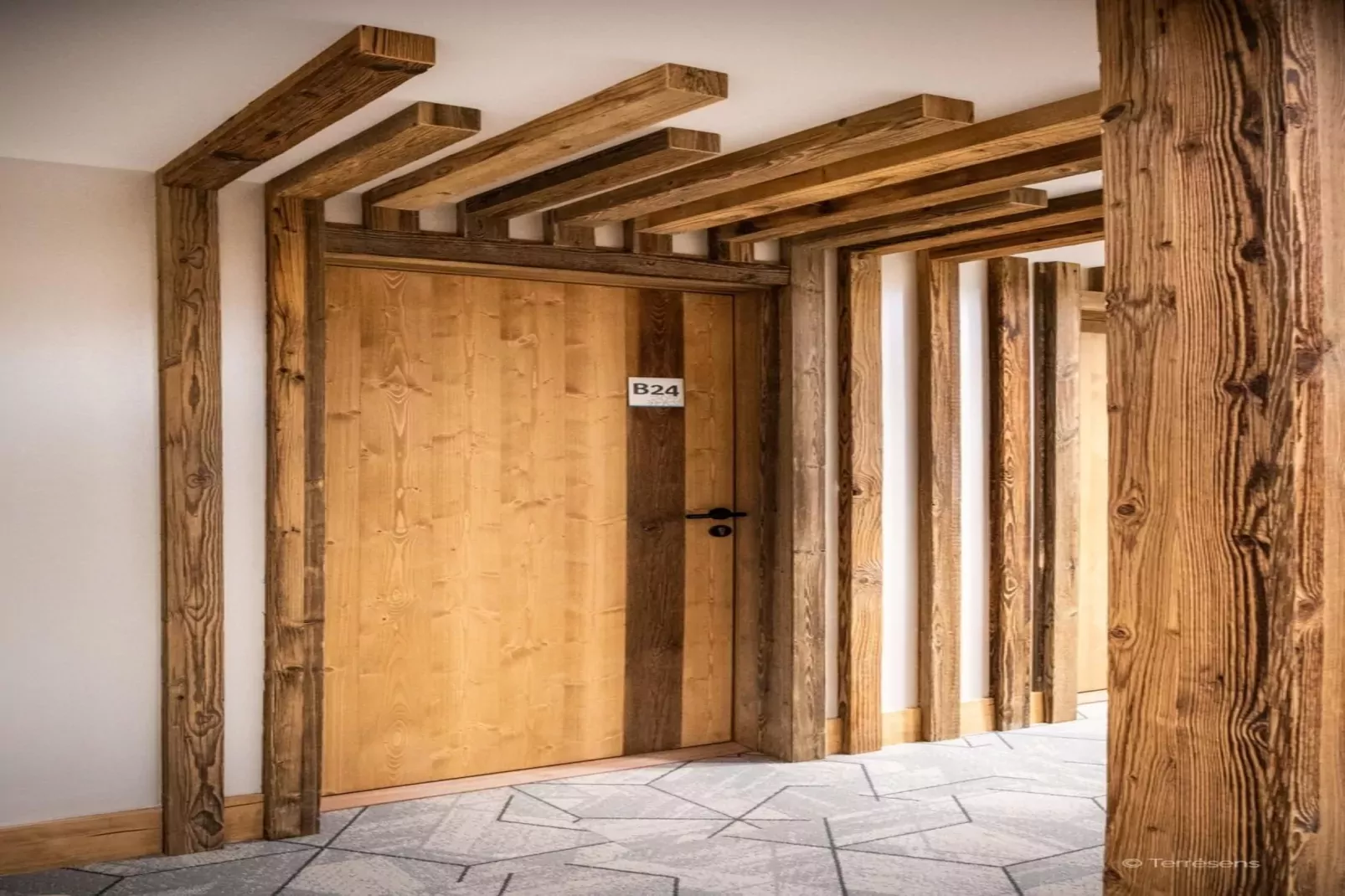 CHAPELLE DABONDANCE Le Flocon Blanc A38P-Hal-ontvangst