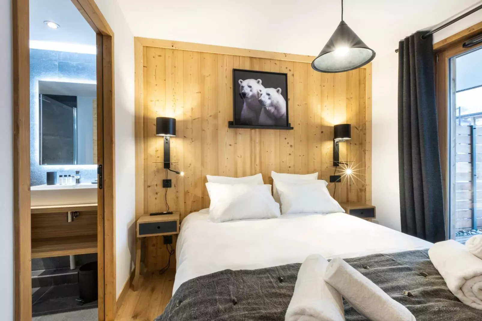 CHAPELLE DABONDANCE Le Flocon Blanc A48S-Slaapkamer