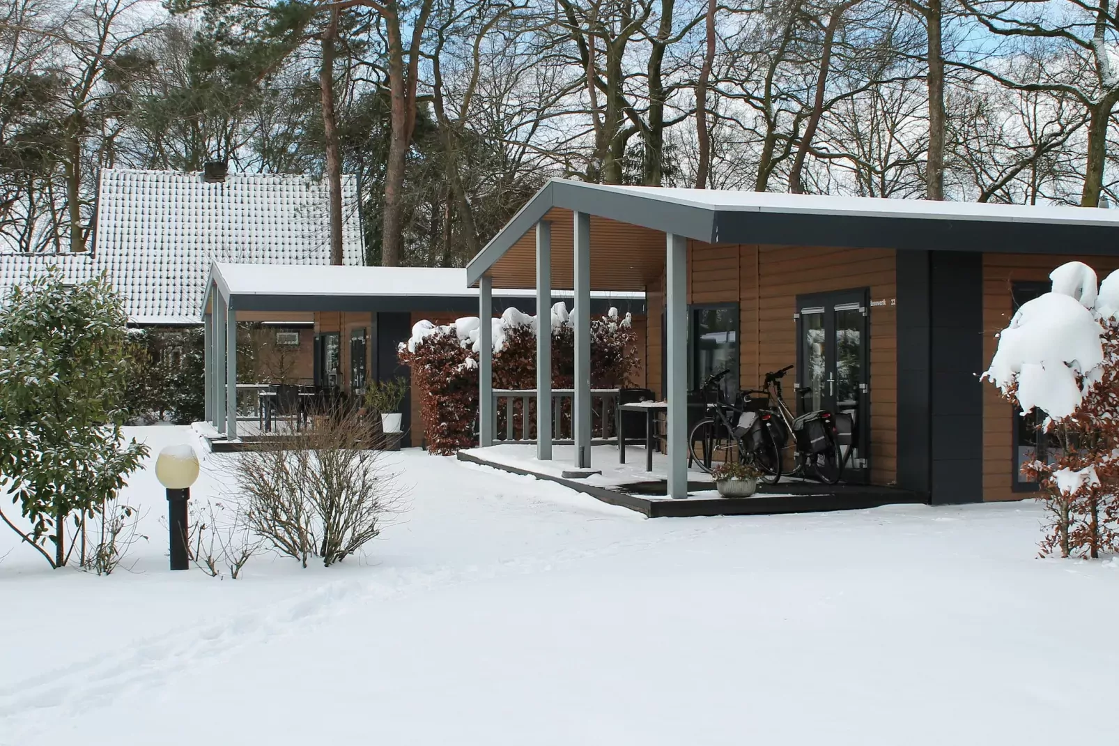 Patio Bungalow Chalet | 2 - 6 people-Exterieur winter