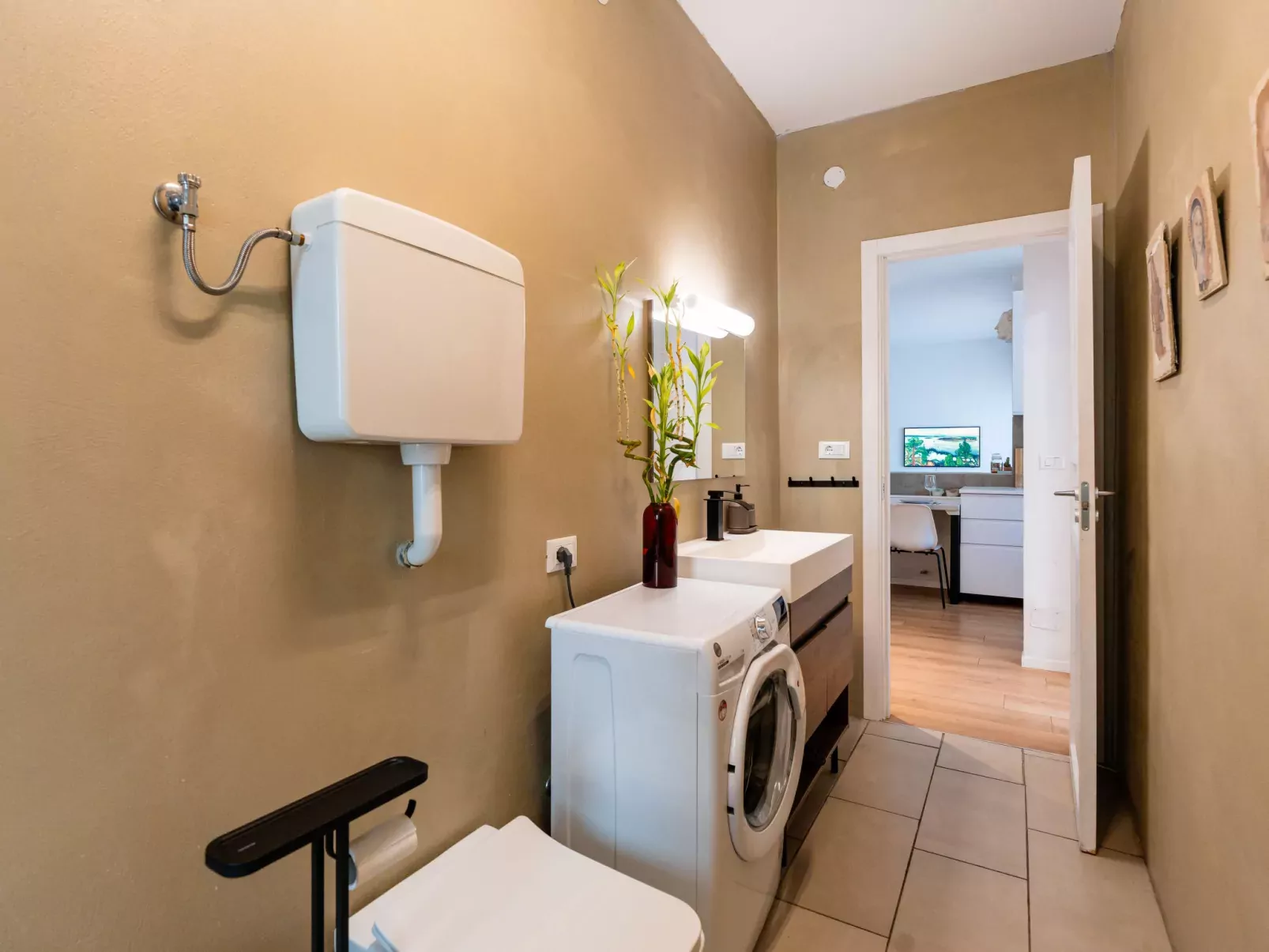 Seaview, Modern Apartment-Binnen