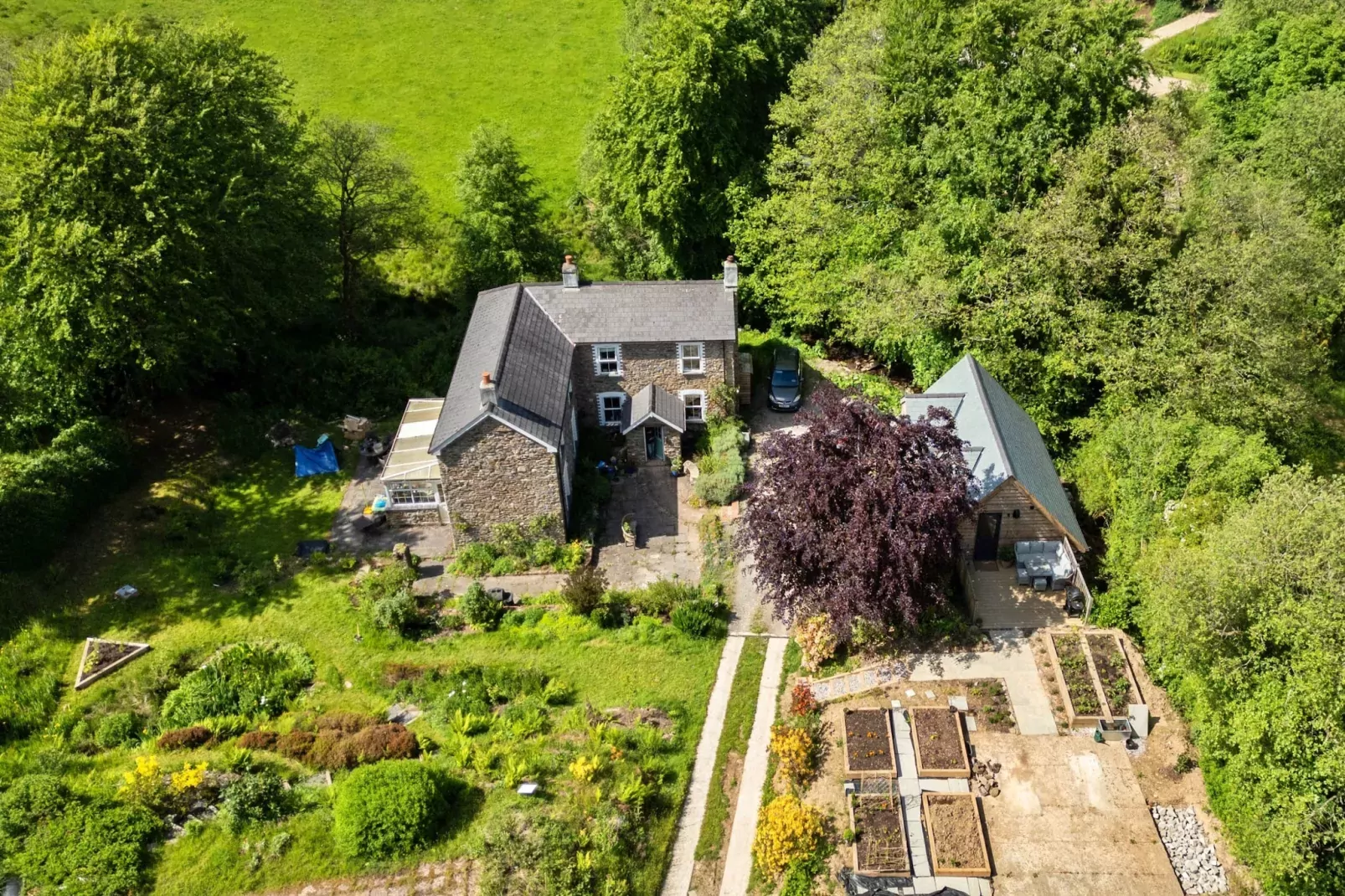 Dingles Farm Annexe-Buitenlucht