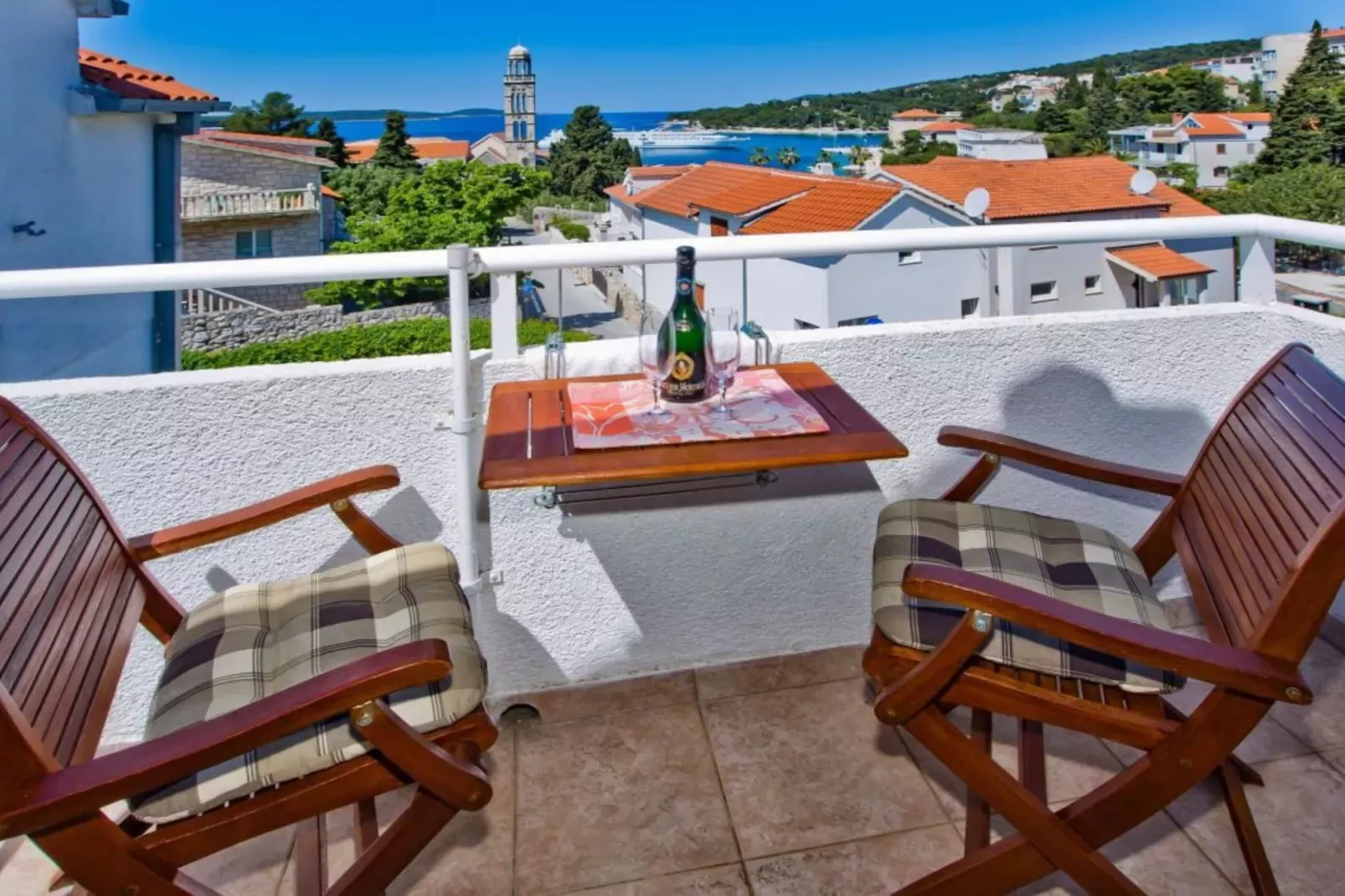 Apartments Jacky - One Bedroom Apartment with Balcony (owner 6)-Terrasbalkon