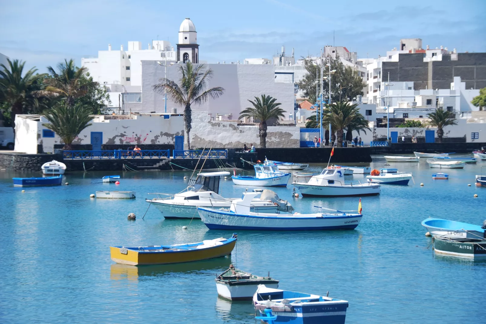 Charco San Gines-Gebieden zomer 1km