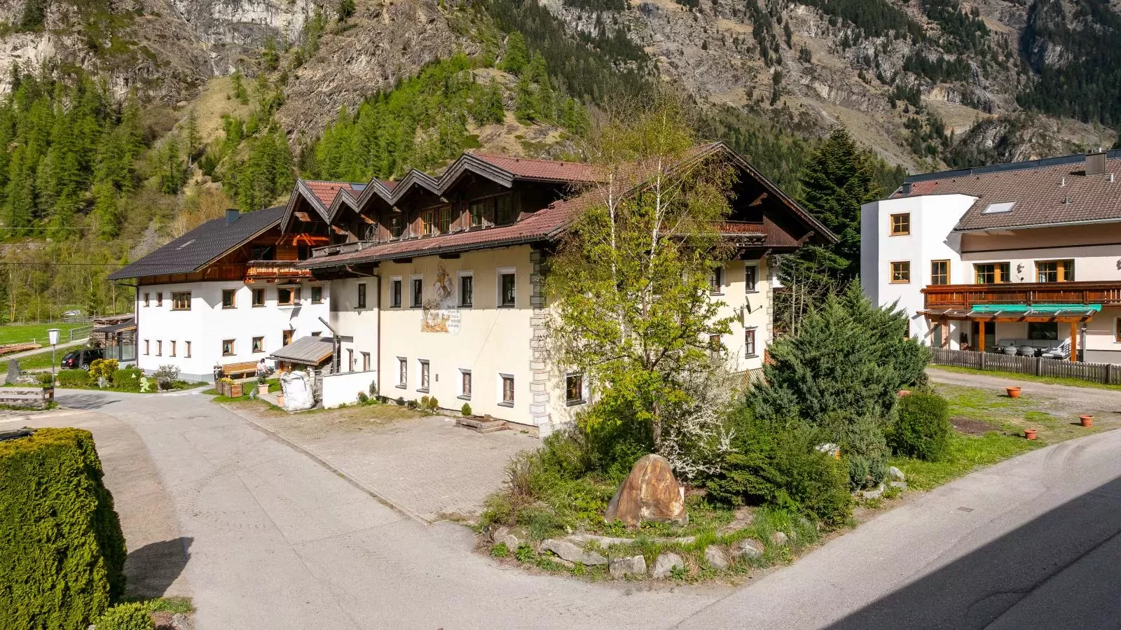 Schweizerhof Apfelrose-Buitenkant zomer