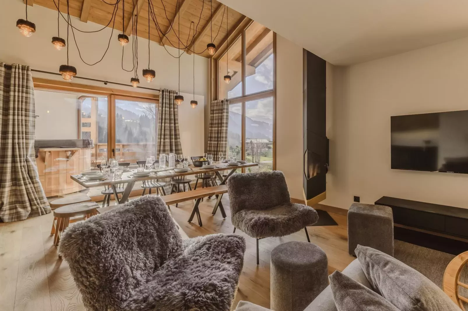 MEGEVE L’Eclat des Vériaz-A24S-Woonkamer
