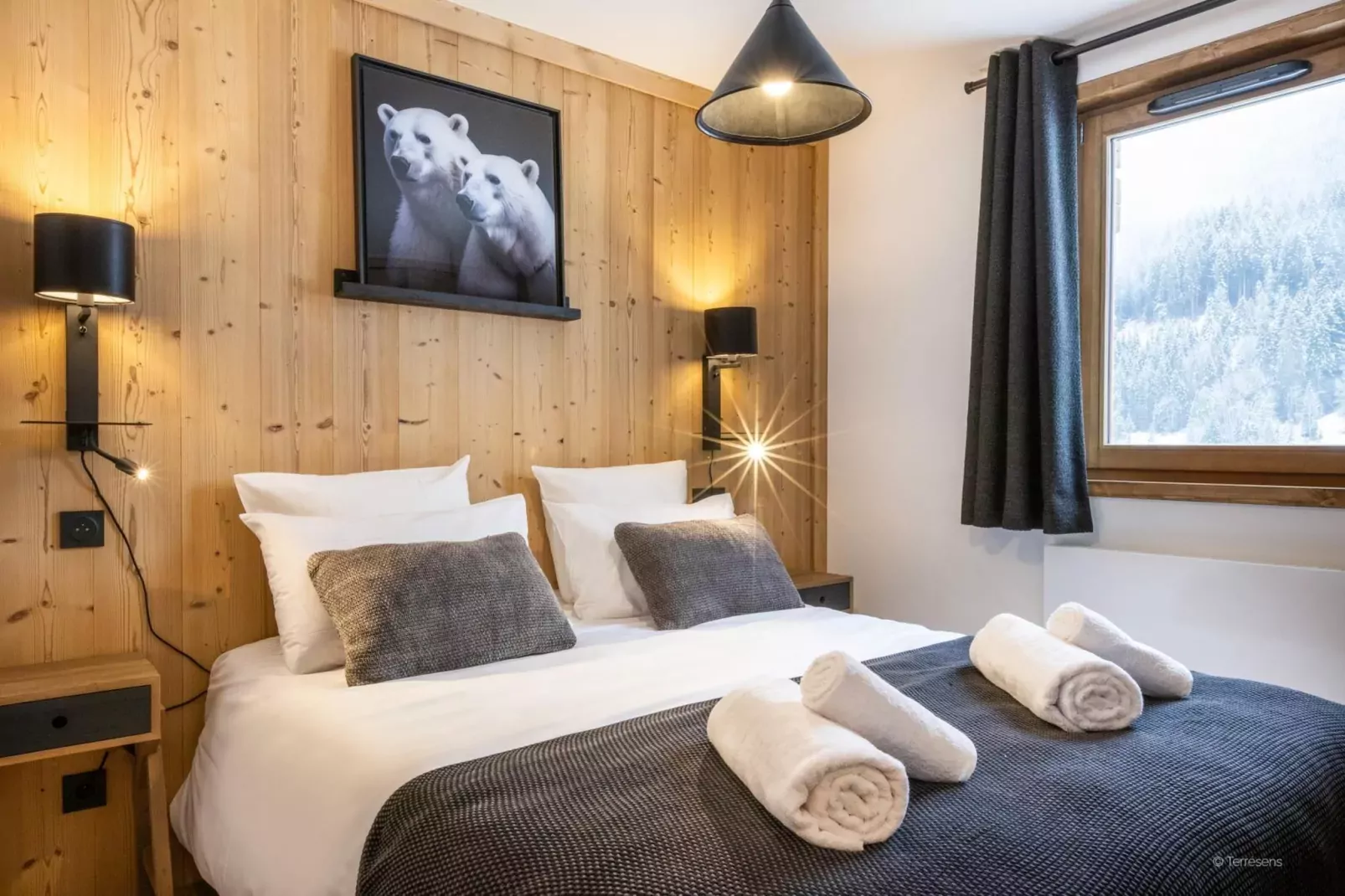 CHAPELLE DABONDANCE Le Flocon Blanc A38S-Slaapkamer