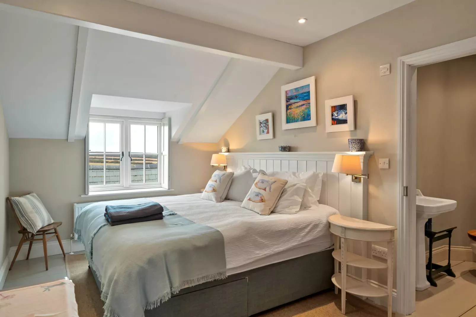 St Eval School House-Slaapkamer