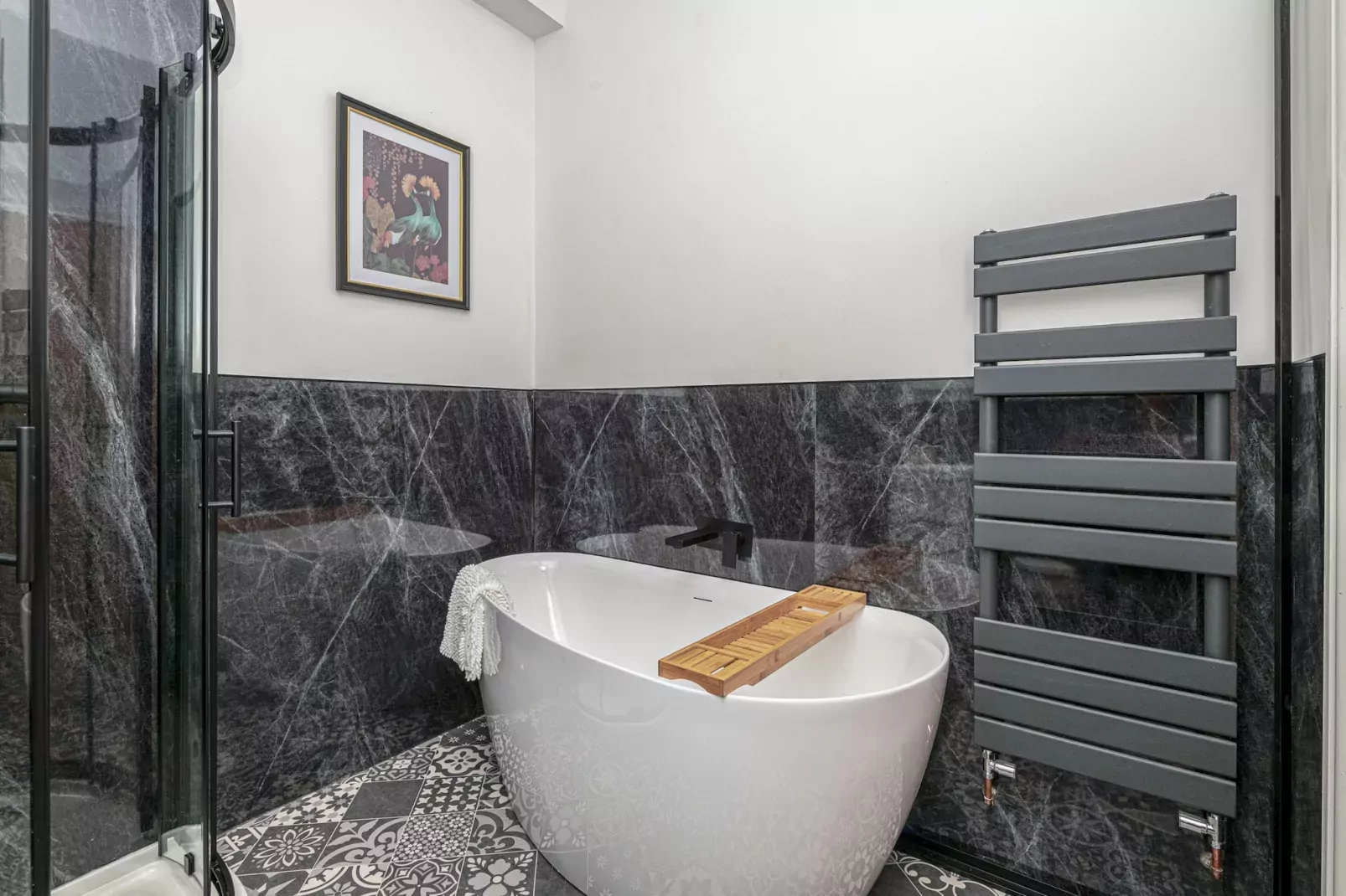 Peace Retreats Apartment - Pwllheli-Badkamer