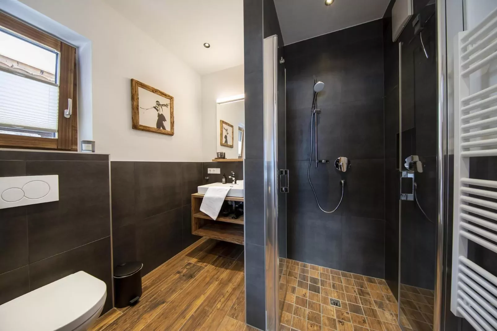 Nationalpark Chalet Bretterspitze-Badkamer
