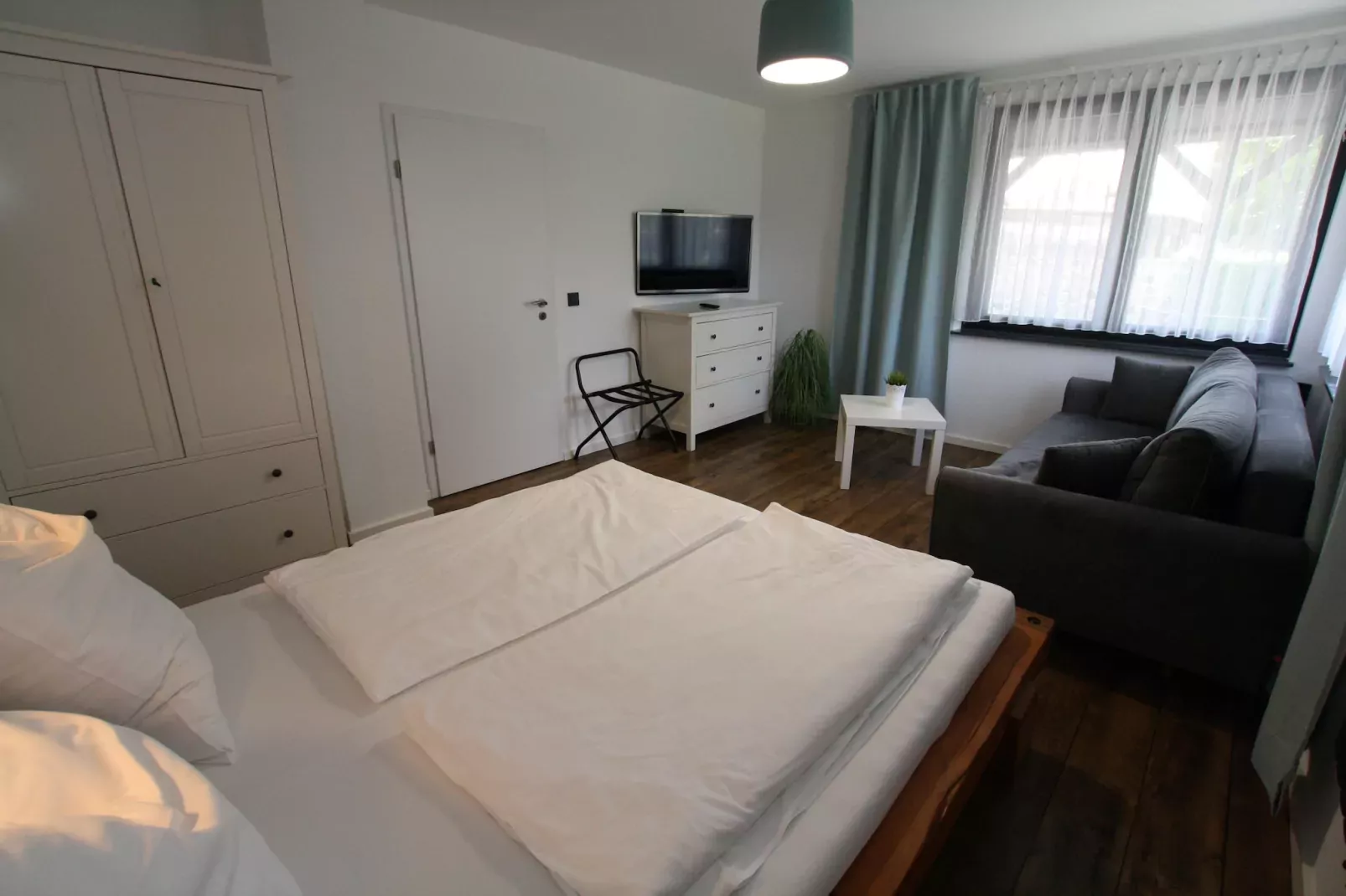 Ferienhaus mit Wasserblick 3 Pers-Slaapkamer